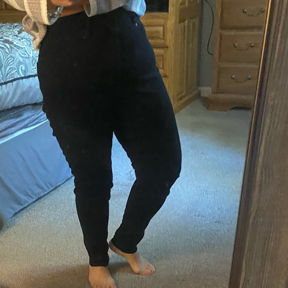 Seven 7 - black denim high rise curvy legging